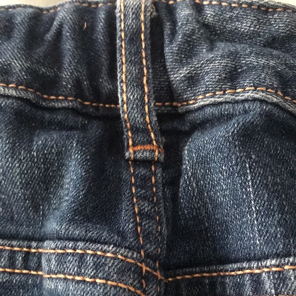 ✨Sold✨Old Navy Girls Dark Denim Shorts With Pockets Size 14 Adjustable Waist - Picture 3 of 14